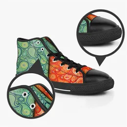 Men Custom Shoes Designer Canvas Women Sneakers Hand Painted Colorful Fashion Shoe Mid Trainers 739