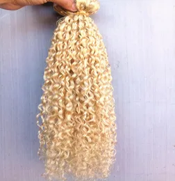 Nuovo arrivo Arrivo Brazilian Virgin Remy Clip Ins Extensions Curly Hair Sift Blonde Color 9pieces with 18Clips9936581