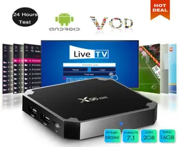 X96ミニアンドロイドテレビボックス1年の異なるライブおよびVOD S905Wクアッドコア2GB 16GB 24G WiFi 4Kメディアプレーヤー2505397