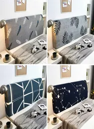 Printed Elastic Allinclusive Bed Head Cover Headboard Universal Size Washable for Home el Banquet Christmas Leorate 211106