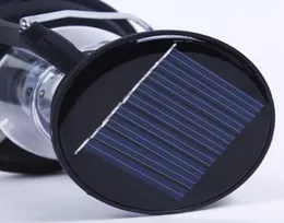 Bärbar handvev Solar LED -lampa utomhus camping laddningsbart ljus byggt litium batteriläsning panel4 lyktor