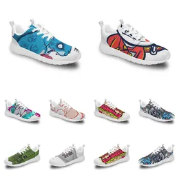 men women custom sports shoes anime cartoon animal design diy word black white blue red colorful outdoor mens trainer 240