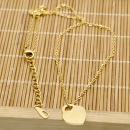 Hot Designer necklace New Brand Heart Love Necklaces titanium 18k gold plate Stainless Steel Accessories For Women Jewelry Gift girlfriend accessories wholesale