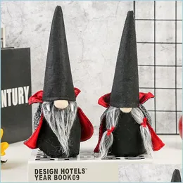 Other Festive Party Supplies Halloween Party Witch Dolls Vampires Have Fangs Toys Garden Gnome Desktop Scene Faceless Doll Decorat Dh8Am