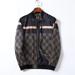 Mens jaquetas finas Windbreaker zip com capuz de roupas externas de moda de qualidade designer de hip hop casacos de bra￧adeira de bra￧adeira primavera e outono parkas size m-3xl 87639