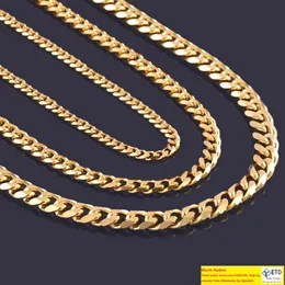 Mens 12 mm Miami Diamond Chain Link Chain Real 14k Amarelo Solid Solid Full Real gelado gelo gotas de zirc￴nia c￺bica de 24 polegadas j￳ias