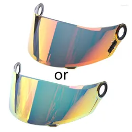 Motorcycle Helmets Helmet Visor Shield Eyes Protect Bubble Lens For LS2 FF358 396 Y9RC