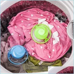 أخرى منتجات الغسيل شبكة مرشح حقيبة خضراء اللون الأزرق الوردي دائرة PP PP من الألياف تنظيف كرة الغسيل كرات غسل الكرات 1 6 DHKJB