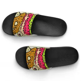 Özel Ayakkabılar DIY Özelleştirme Terlikleri Kabul Etmek İçin Resimler Sağlar Sandalet Slayt Qiwhd Erkek Kadın Spor