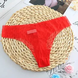 Atualizar mulheres Sexy Mesh Mesh Transparente Panties Roupa contínua sem costura Ladies Briefs Tanga Tanga Thong G String Lingerie femme