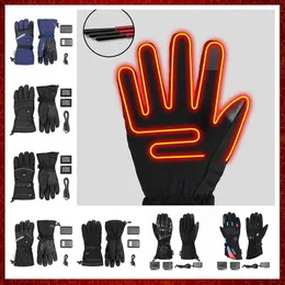 ST430 Heated Gloves With Battery Powered Winter Outdoor Thermal Motorcycle Riding Gloves 100% Waterproof Keep Warm Moto Guantes