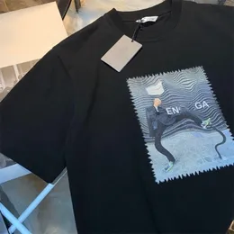 Hombres Mujeres Diseñadores Camisetas material de algodón Moda negro Blanco lujo Con letras Casual Verano Manga corta hip hop Ropa de calle Bal Camisetas S-4XL