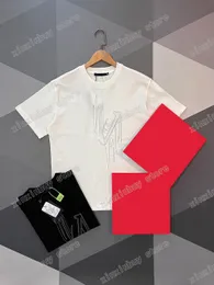 xinxinbuy Men designer Tee t shirt frequenza granphic lettere ricamo cotone manica corta donna verde bianco nero grigio XS-L