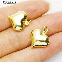 Collane con ciondolo 8 pezzi oro gioielli a forma di cuore regalo liscio moda 8355