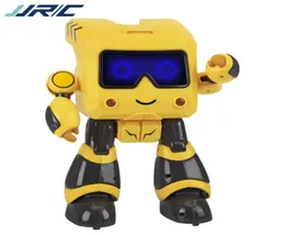 YDJK17 Intelligent RC Robot Toy Action Programmering Moneybox Storage Management Touch Sensing Sing Dance Tell Story Kid Bir230d
