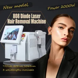 Home Beauty Instrument Portable Diode Laser 3 długość fali 755NM 808nm 1064NM Machine