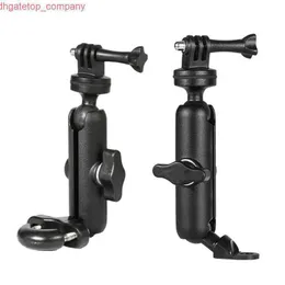 Câmera de motocicleta de carro de automóvel por suporte de câmera Minço traseiro espelho de montagem Sport Sport 1/4 Metal Stand para GoPro/Sony/Contour/SLR Câmera