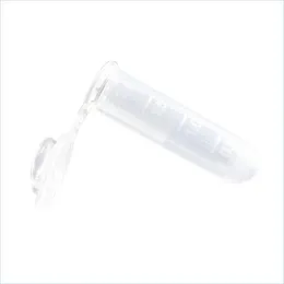 Other Office School Supplies Office Supplies Wholesale 100Pcs Graduation Centrifuge Tube 2Ml Volume Plastic Bottles With Cap Trans Dhw1B