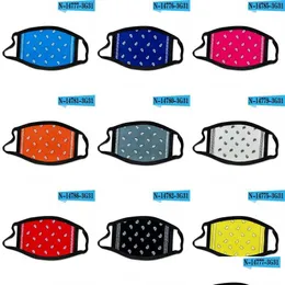 Maschere di design Bambini Adts Stampa 3D Maschera per il viso Bandana Moda Maschere per bambini Doppio strato Anacardi Mascarilla Lavabile Dhgarden Dh6Iw