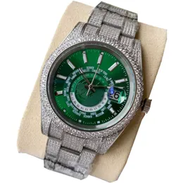 Designer Relógio Women Diamond Watches for Man High Qulaity Movimento Mecânico Automático Explorer Aquanaut Montre de Luxe Reloj Relógios Blue Gmt Anel GMT