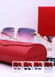 Women Designer Sunglasses Men Mens Carter okulary kobiece moda bezramowa okulisty kwadrat okularów przeciwsłonecznych Uv400 Eco Heatwave dla mężczyzny damskich okularów z pudełkiem