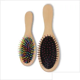 Disposable Comb Natural Wooden Comb Wet Dry Hair Airbag Care Mas Brush Antistatic Salon Styling Tamer Tool 39 J2 Drop Delivery Home Dhgq6