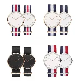 MENS Womens Luxury Watches Dark Blue Balloon Roman Normals Automatisk mekanisk Leisure Watch rostfritt stål handledsklockor Lovers par tittar på högkvalitativ DW