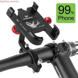 Auto Aluminiumlegierung Fahrrad Handyhalter Rutschfest Universal Fahrrad Motorrad Lenker Handyhalterung Clip für Handy GPS Telefonständer