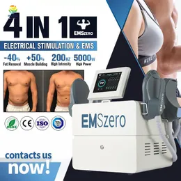 Helt ny bantning Fitness Muscle Building System Korea 4 Handle EMS Elektromagnetisk graveringsmaskin