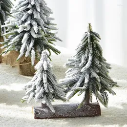 Рождественские украшения 2022 Искусственные украшенные мини -дерево