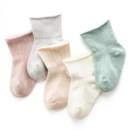 Baby Girl Boy Socken Solid Farbe Neugeborene Socke Herbst Winter atmungsaktiv