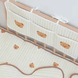 Запчасти для колясок подвесные подгузники Сумка для хранения кроватки Организатор Caddy Caddy Качественный хлопчатобумажный аппарат для детской кровати декора