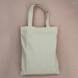 Gift Wrap 10PCS Canvas Tote Bags Handbag Shoulder Bag Shopping Travel Storage Print Logo Custom Cotton Handbags