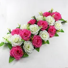 Decorative Flowers Wedding Arch Top Quality Fashion Road Lead Decoracion Para Bodas Artificial For Decoration