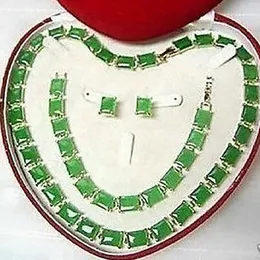 Modeschmuck edelste Halskette Armband Ohrringe Watch Wholesale Quarz Jade CZ Kristall