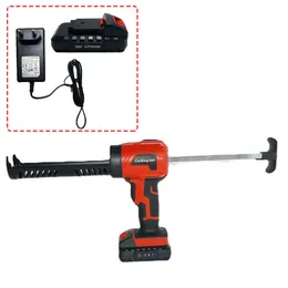 Caulking Gun 220mm Electric Cordless Rechargeble 4 Gear Cement Glass Adhesive Glue tätningsmaskin med 2000 mA batteri 221128