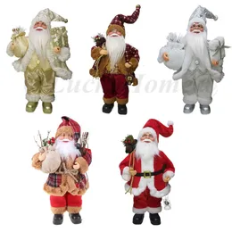Рождественские украшения многоцветная статуэтка Санта -Клауса подходит для школьного празднования дома праздник 221125