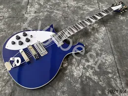 Gitara elektryczna dostosowana do lewej ręki Ebony Tfalboard Blue Color