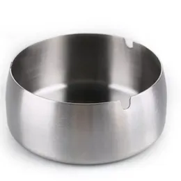 Stainless Steel Ashtrays Househlod Coffee Shop Hotel KTV Ashtray 3.15inch Metal 8cm Fall-proof Windproof By Air A12