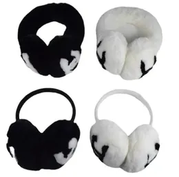 Conjunto de presentes Protetores de ouvido clássicos protetores de ouvido de inverno feminino marca de lã de coelho estilista de pelúcia quente
