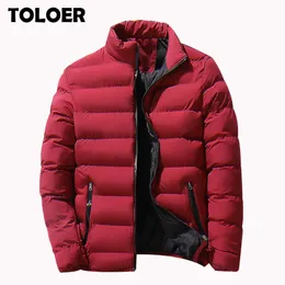 Mens Down Parkas Brand Men Parka Cotton Padded Winter Jacket Tear Tape Jackets мужчина с твердым цветом воротничком на молнии 221128