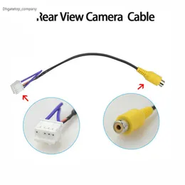 Car RCA Reversing Rear View Cable Adaptor For Stereo Radio DVD 10pin Backup Camera Connector