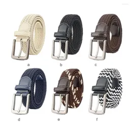 Belts Pants Jeans Shorts Belt Braided Waistband Fashion Waist Band Strap Adults Needle Adjustable Decoration 110cm Khaki