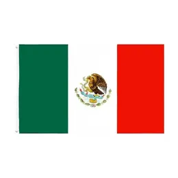 DHL MX Mex mexicanos bandeira mexicana do México Factory Direto, pronta para enviar 3x5 fts 90x150cm P1128