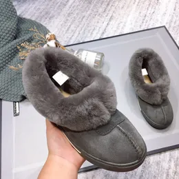 Designer Boots Paris Luxury Brand Boot Woolen Boots äkta läder Martin Ankle Booties Winter Woman Short Boot Sneakers Trainers Slipper Sandals av Top99 003