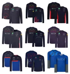 F1 Team Team Driver T-Shirt Men Summer Summer Suping Suit Flight بالإضافة إلى Size Long Sleeve T-Shirt