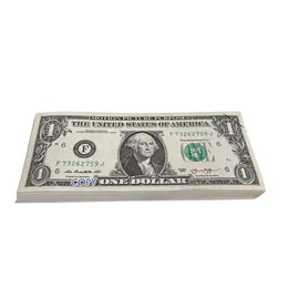 50 % Größe USA-Dollar Partyzubehör Requisitengeld Film Banknote Papier Neuheit Spielzeug 1 5 10 20 50 100 Dollar Währung Falschgeld Kinder G261ZG1O3
