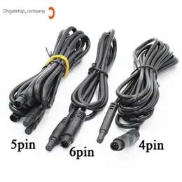 High Quality 4pin 5pin 6pin 8pin Car DVR Camera Extension Cables HD Monitor Vehicle Rear View Wire Male to Femal Cord