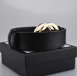 2022 Fashion Buckle Belt f￶r kvinnor ￤kta l￤derb￤ltesbredd 3,8 cm h￶g kvalitet med boxdesigner m￤n kvinnors m￤n b￤lten a5