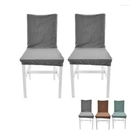 Chair Covers Sofa Cover 2Pcs Removable Polyester Seats Slipcover Protector For Kitchen Dining Room Bedroom